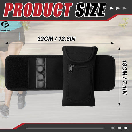 Porte-bouteille magnétique mains libres avec pochette – Support pour gourde avec sangle réglable, sport et randonnée