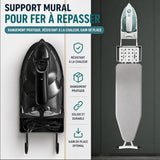 Support mural pour fer à repasser et planche – rangement gain de place résistant à la chaleur
